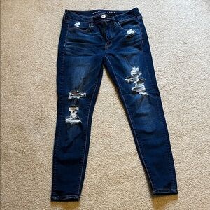 American Eagle Outfitters Super Stretch Distressed Jeggings